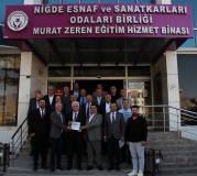 Ahilik Haftası’nda MHP Heyetinden NESOB’a Ziyaret