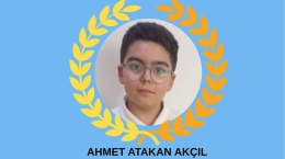 Ahmet Atakan Akçıl, bursluluk sınavında Türkiye birincisi oldu 