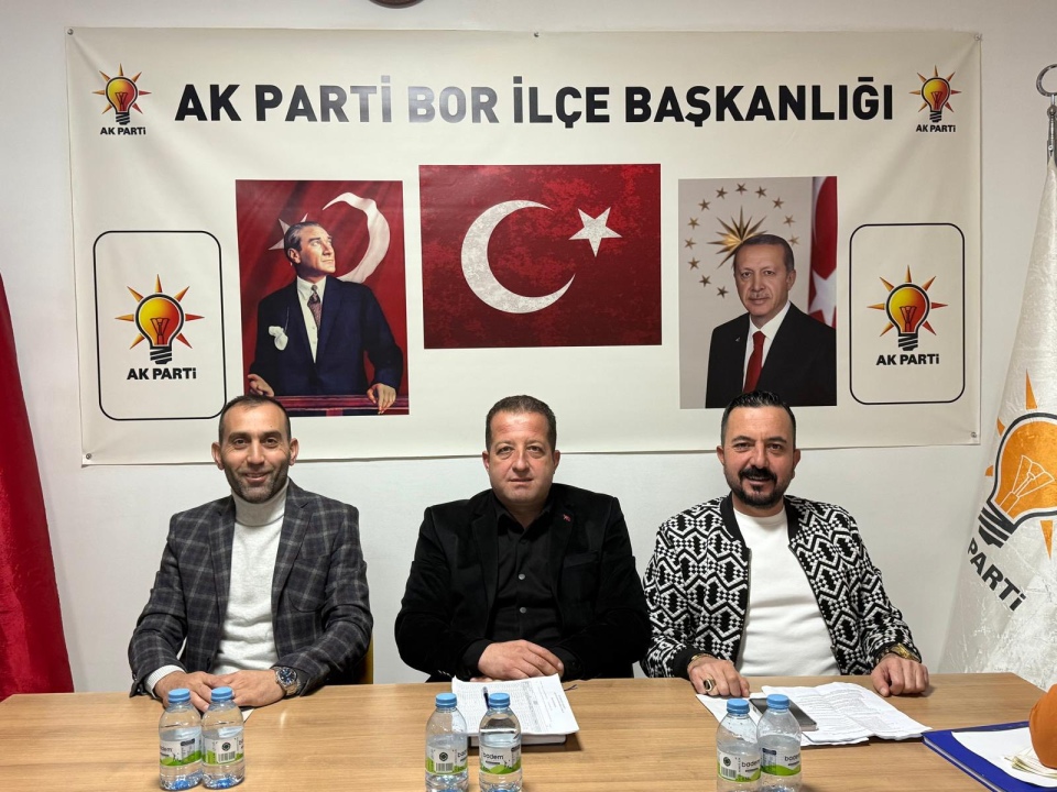 AK Parti Bor İlçe Başkanlığı, istişare toplantısı yaptı