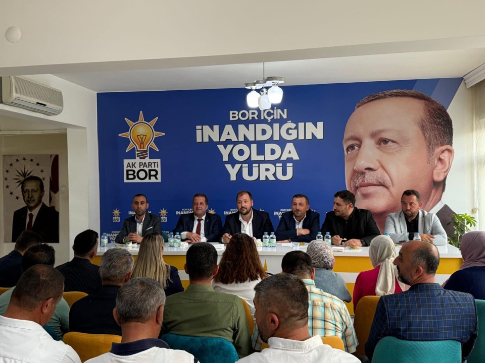 AK Parti Bor İlçe Teşkilatı, İl Koordinatörü Cengizhan Güngör’ü ağırladı