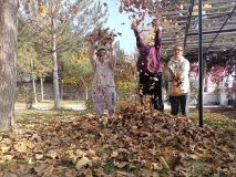 Altunhisar’da sonbahara elveda kışa merhaba