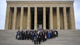 Anadolu Ajansı’nın 105. yılında anıtkabir ziyareti