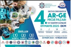 Anadolu Üniversiteler Birliği 4. Ar-Ge Proje Pazarı Kayseri’de