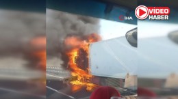 Ankara-Niğde Otoyolu'nda Kamyon Yangını!