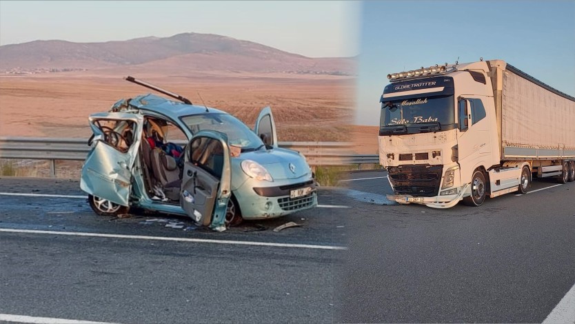 Ankara-Niğde otoyolunda kaza: 1 ölü, 2 yaralı