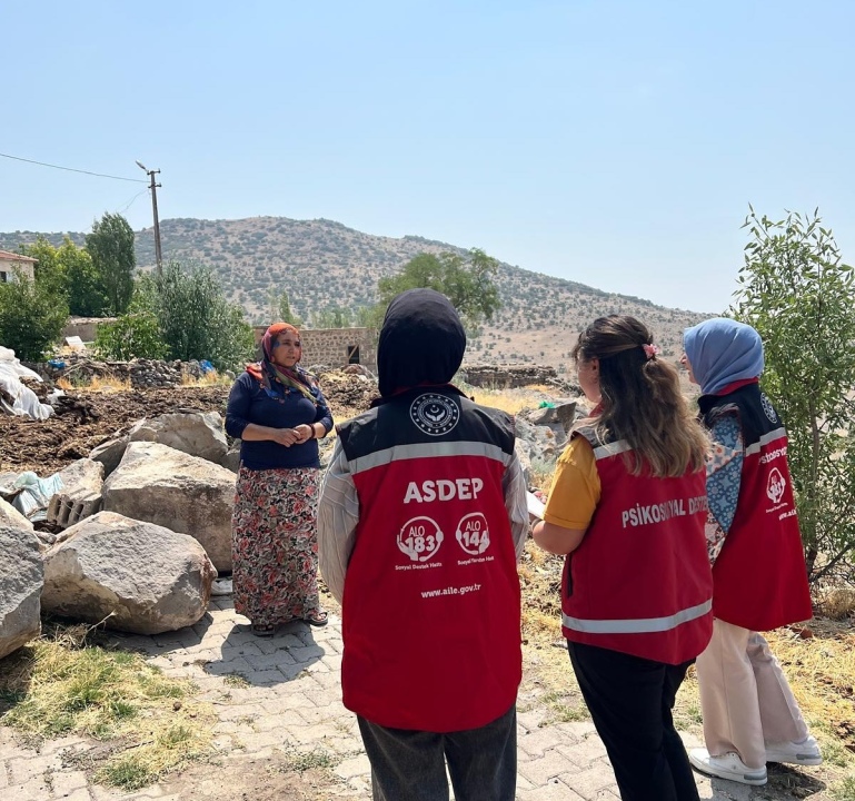 ASDEP ekibi Tepeköy Köyü’nde vatandaşlarla buluştu