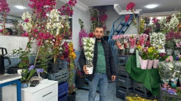 Bahar sezonu çiçek tezgâhlarını renklendirdi