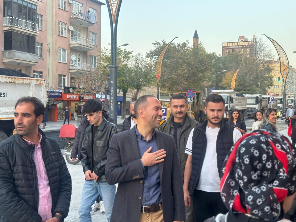 Başkan Özdemir Tek Yön Projesi Alanında İncelemelerde Bulundu