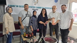 Başkan Yardımcısı Çiftçibaşı’ndan Sanat Projesine Ziyaret