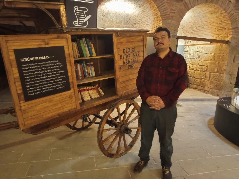 Bedesten Kent Müzesi’nde, ilk gezici kütüphane