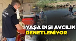 Beyşehir'de yasa dışı avcılık denetleniyor