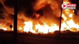 Bor'da fabrika yangını
