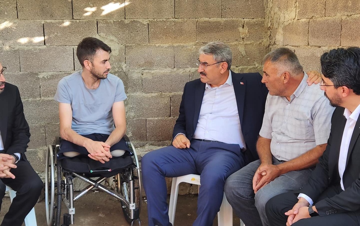 Cevahir Uzkurt, Şehit Ailesini Ziyaret Etti ve Gazi Ali Evlek ile Dertleşti