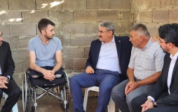Cevahir Uzkurt, Şehit Ailesini Ziyaret Etti ve Gazi Ali Evlek ile Dertleşti