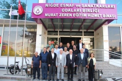 CHP Heyeti, Niğde'de Esnaf Temsilcileri ile Bir Araya Gelerek Sorunları Görüştü
