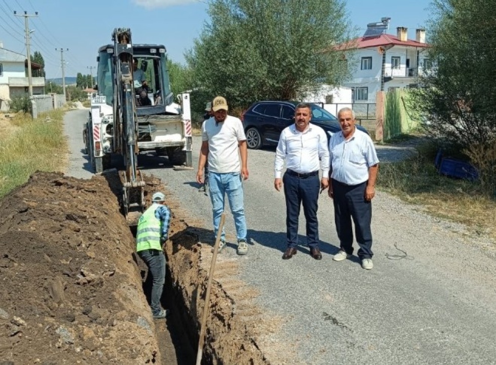 Çiftlik’te Doğalgaz Çalışmaları Hızla Devam Ediyor