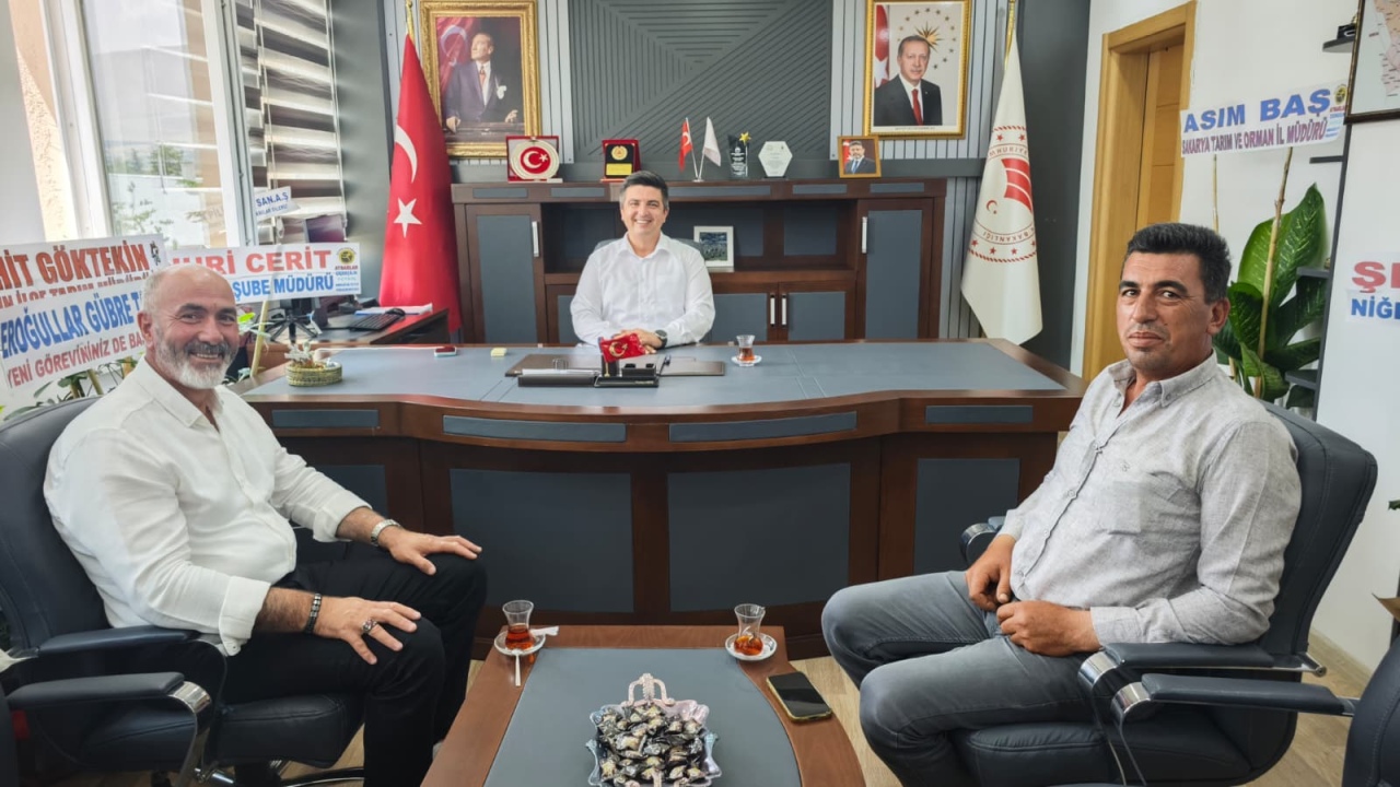 Damızlık Sığır Yetiştiricileri Birliği’nden İl Tarım Müdürüne Ziyaret