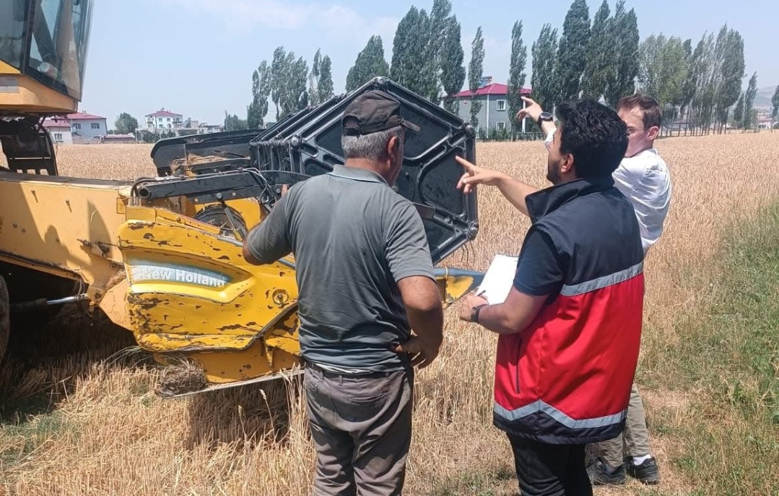 Dane kayıplarını önlemek için teknik ekip sahada