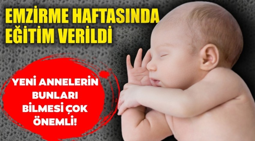 Emzirme haftasında ek gıda eğitimi