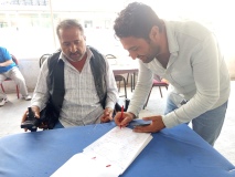 Engelli Vatandaştan Büyük Mücadele