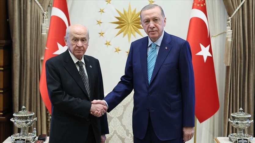 Erdoğan ile Bahçeli görüştü