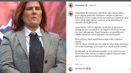 Erhan Adem: Özlem Çerçioğlu’nun Geçişi, Halkın Güvenini Satmaktır
