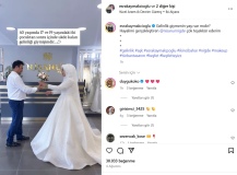 Esra Kaymakçıoğlu, 40 Yaşında Nisanur Gelinlik Mağazası İçin Gelinlik Giydi!