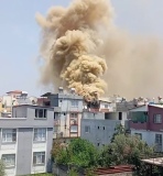 Evde Elektrik Kaynağından Yangın Paniği