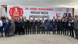 FATİH ERBAKAN NİĞDE’DE COŞKUYLA KARŞILANDI
