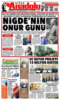 BUGÜNKÜ GAZETEMİZ