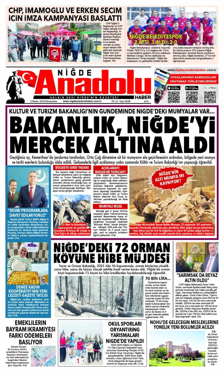  2025-04-03 Gazetesi