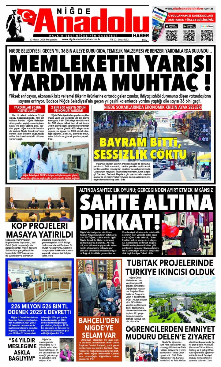  2025-04-10 Gazetesi