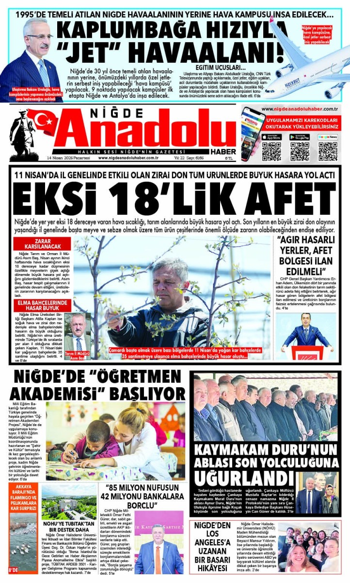  2025-04-14 Gazetesi