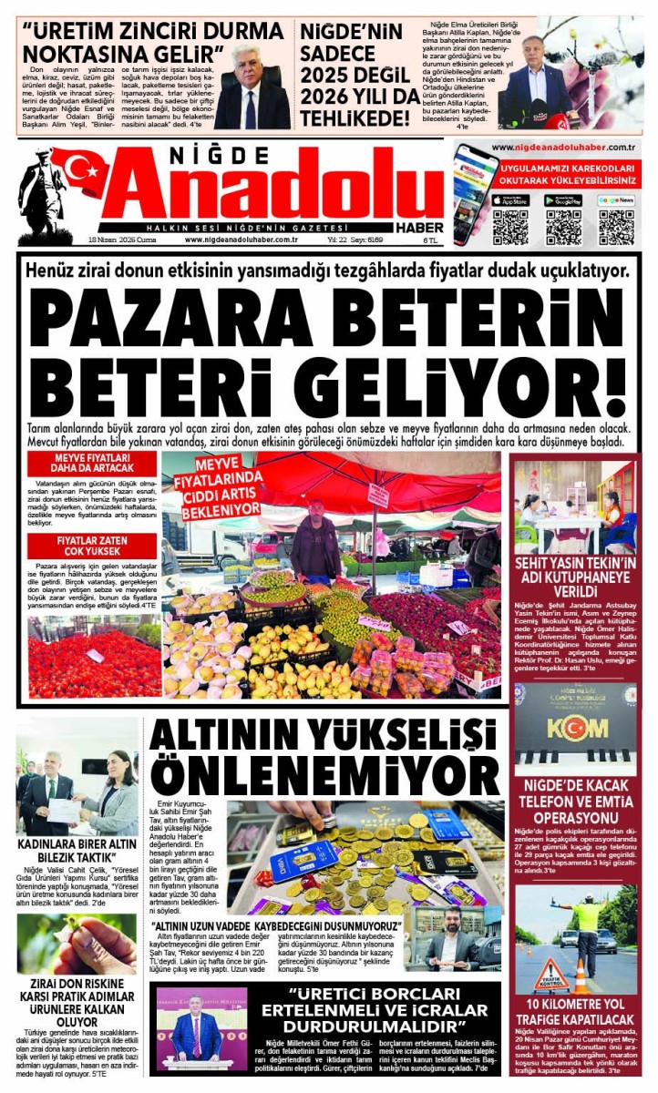  2025-04-18 Gazetesi