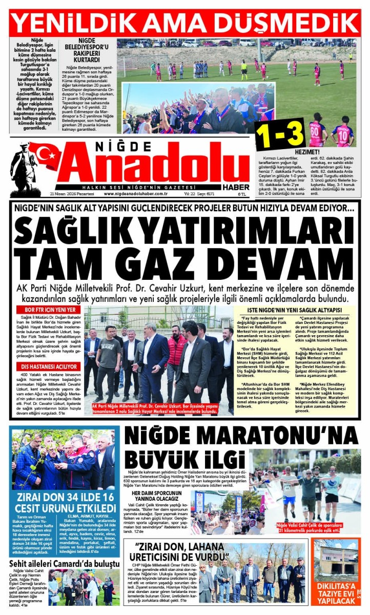  2025-04-21 Gazetesi