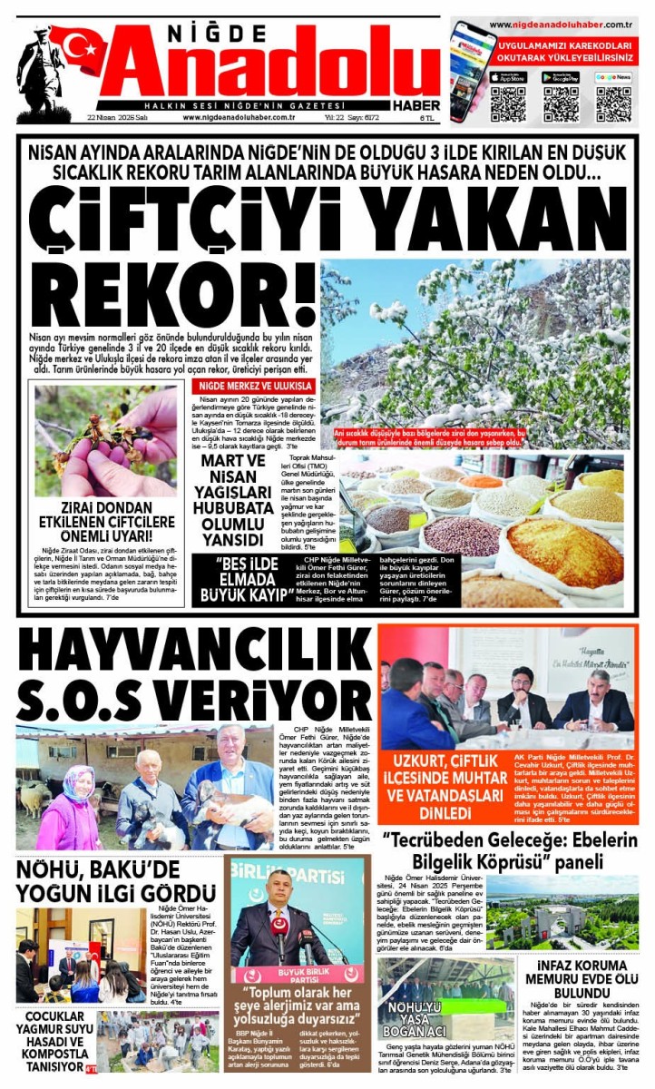  2025-04-22 Gazetesi