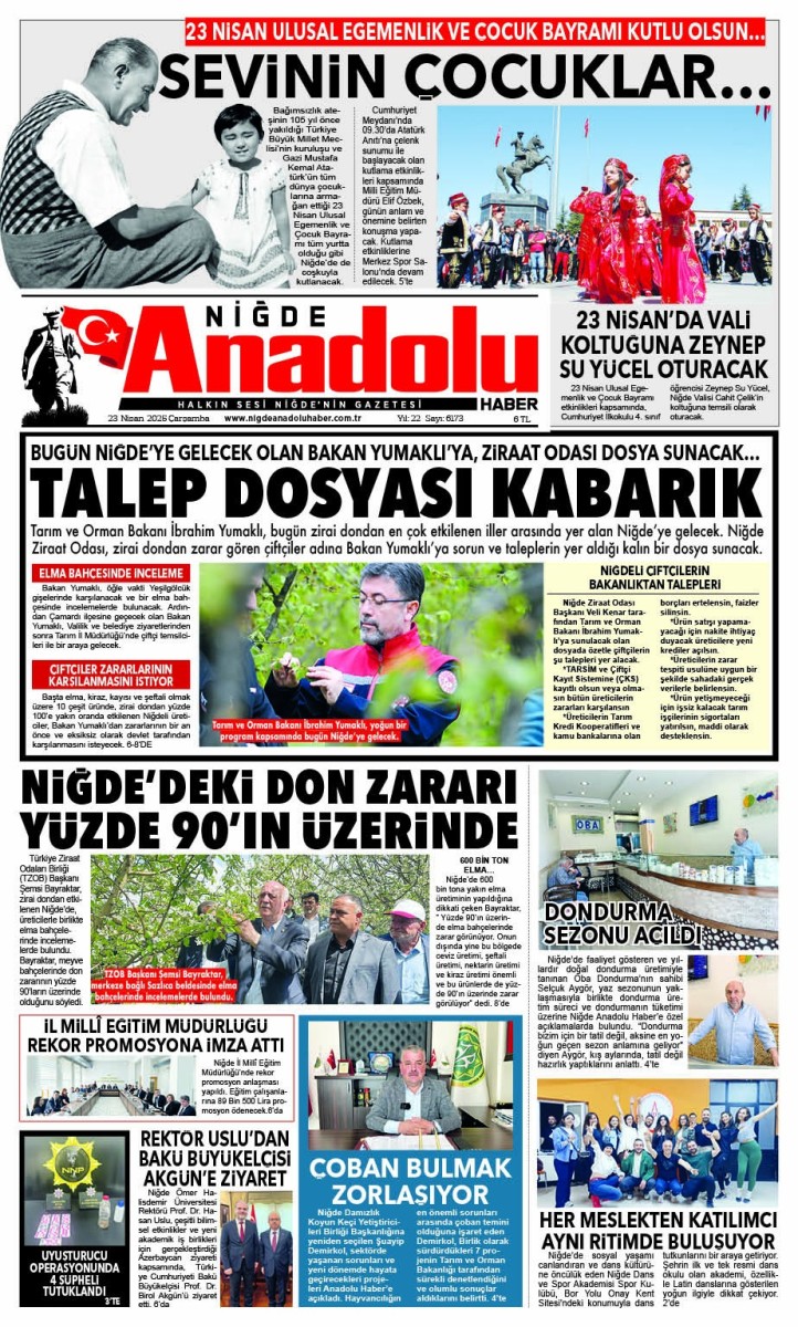  2025-04-23 Gazetesi