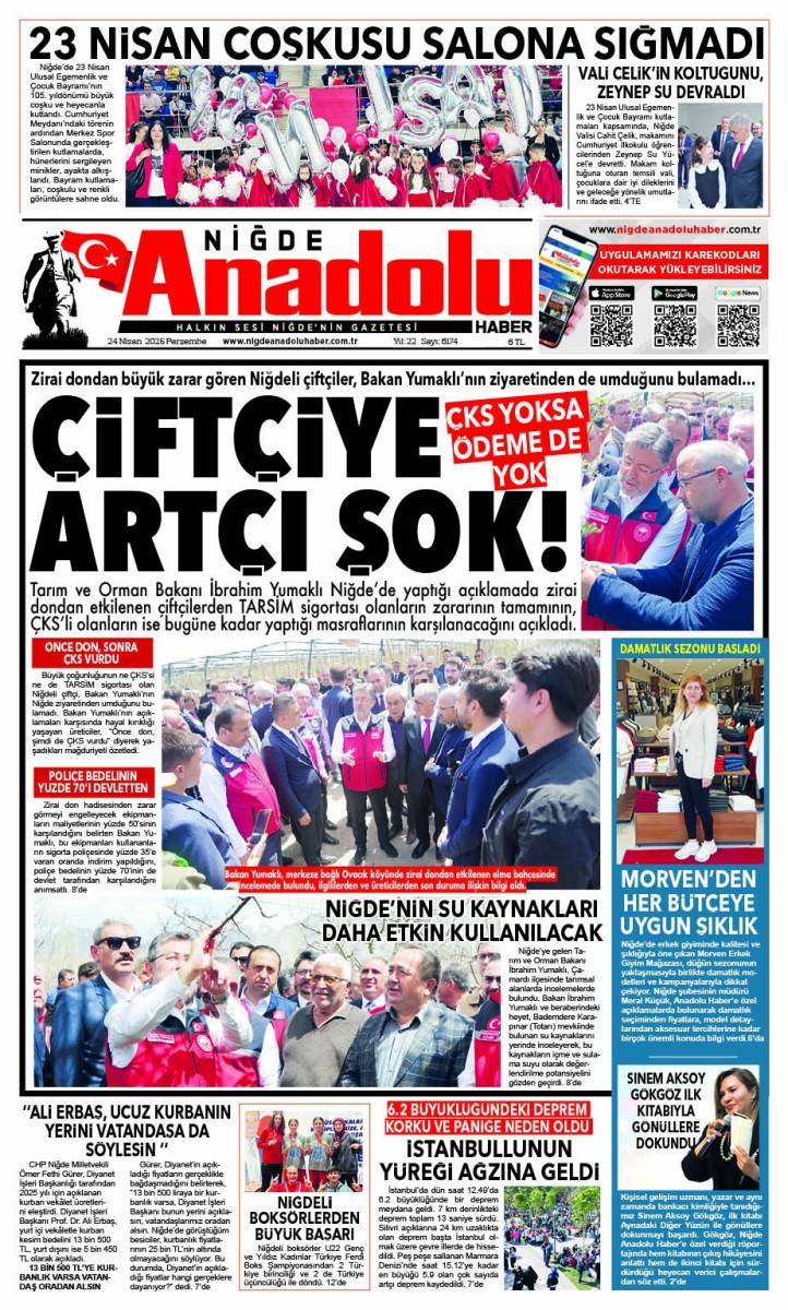  2025-04-24 Gazetesi