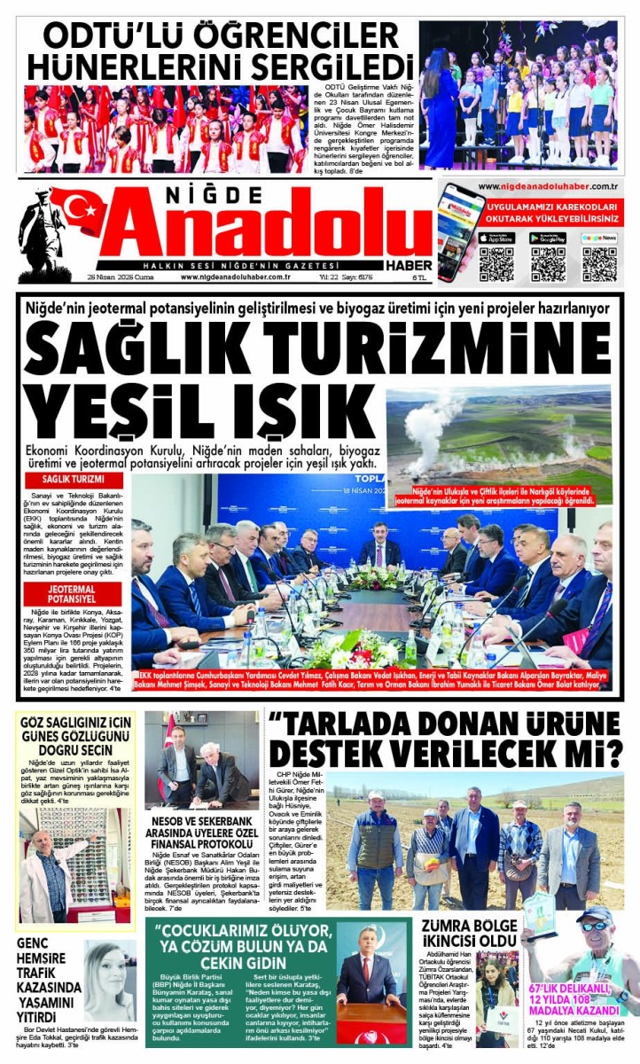  2025-04-25 Gazetesi