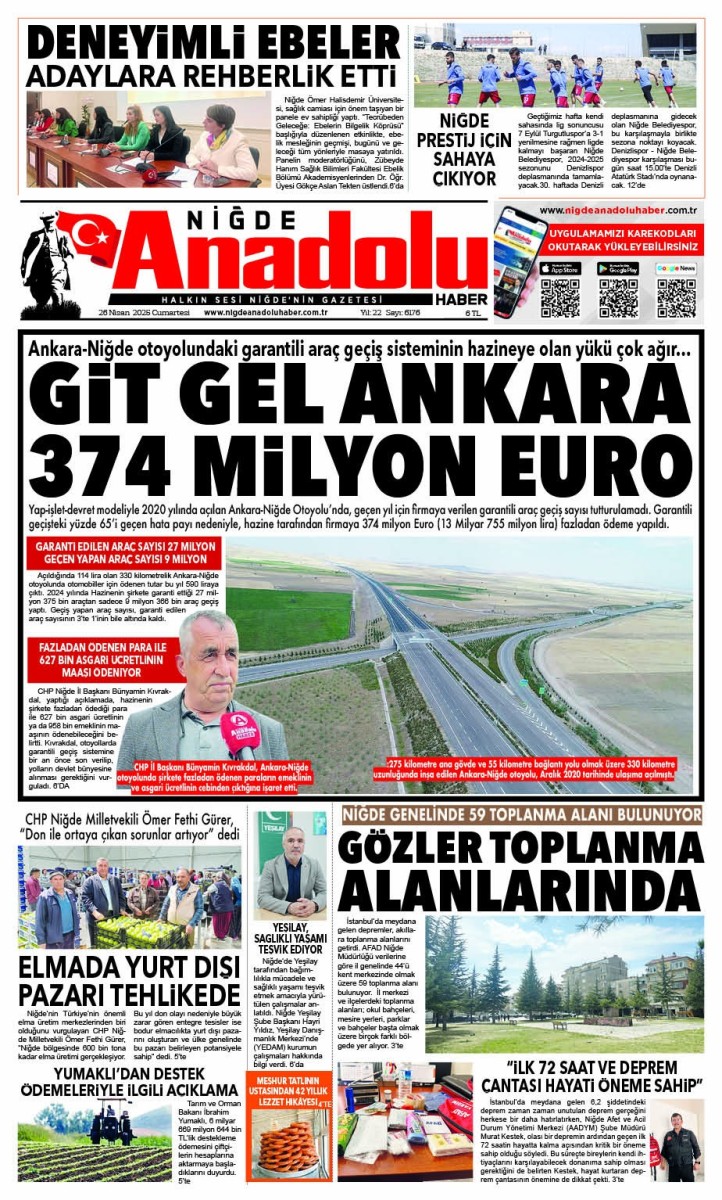  2025-04-26 Gazetesi
