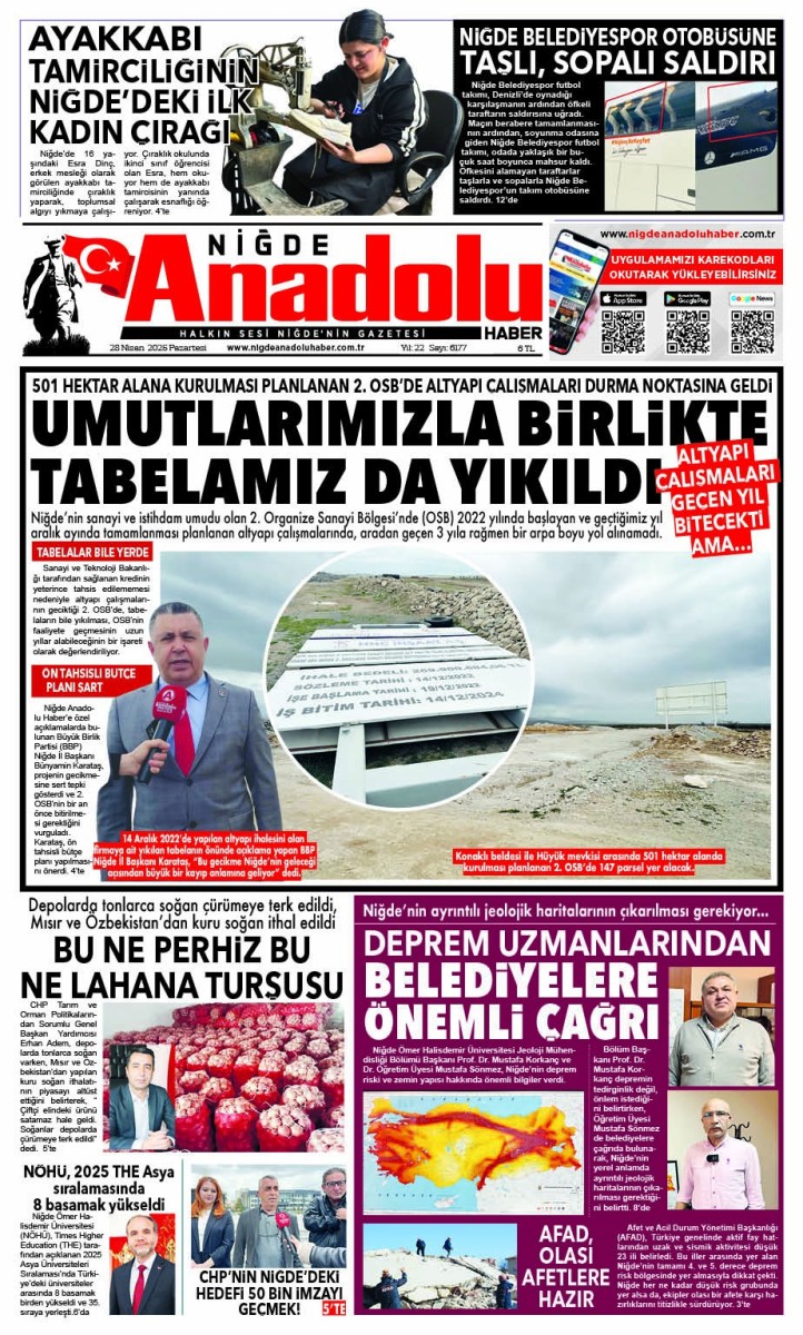  2025-04-28 Gazetesi