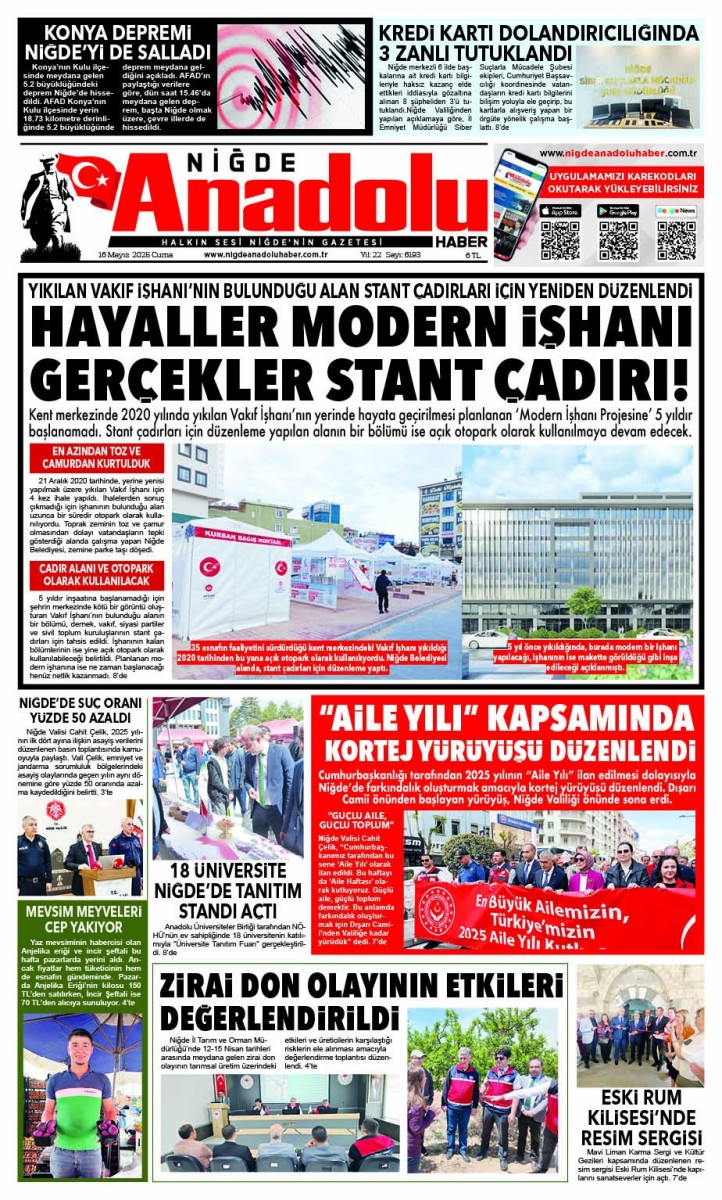 2025-05-16 Gazetesi