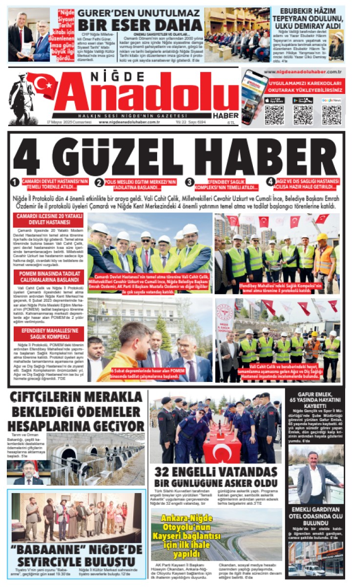  2025-05-17 Gazetesi