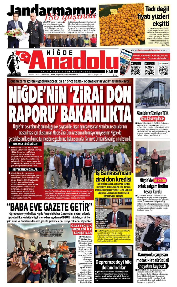  2025-06-14 Gazetesi