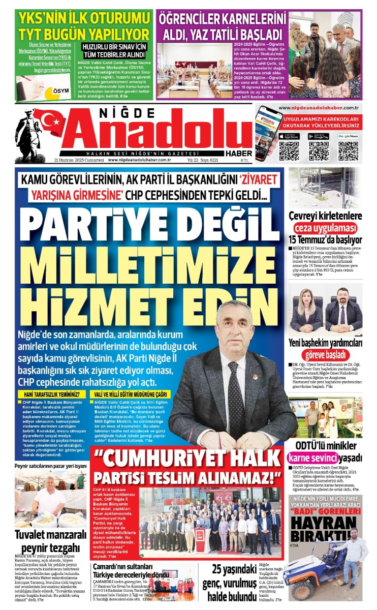 2025-06-21 Gazetesi