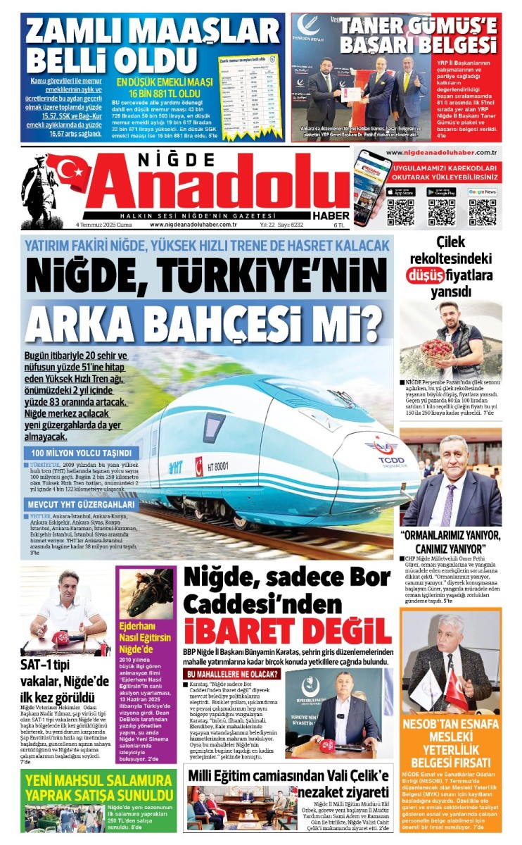  2025-07-04 Gazetesi