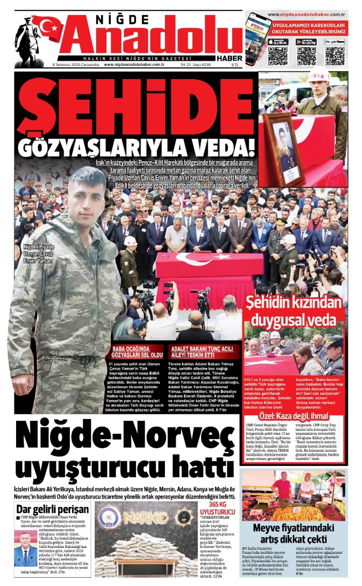  2025-07-09 Gazetesi