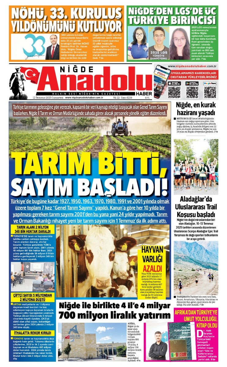  2025-07-12 Gazetesi