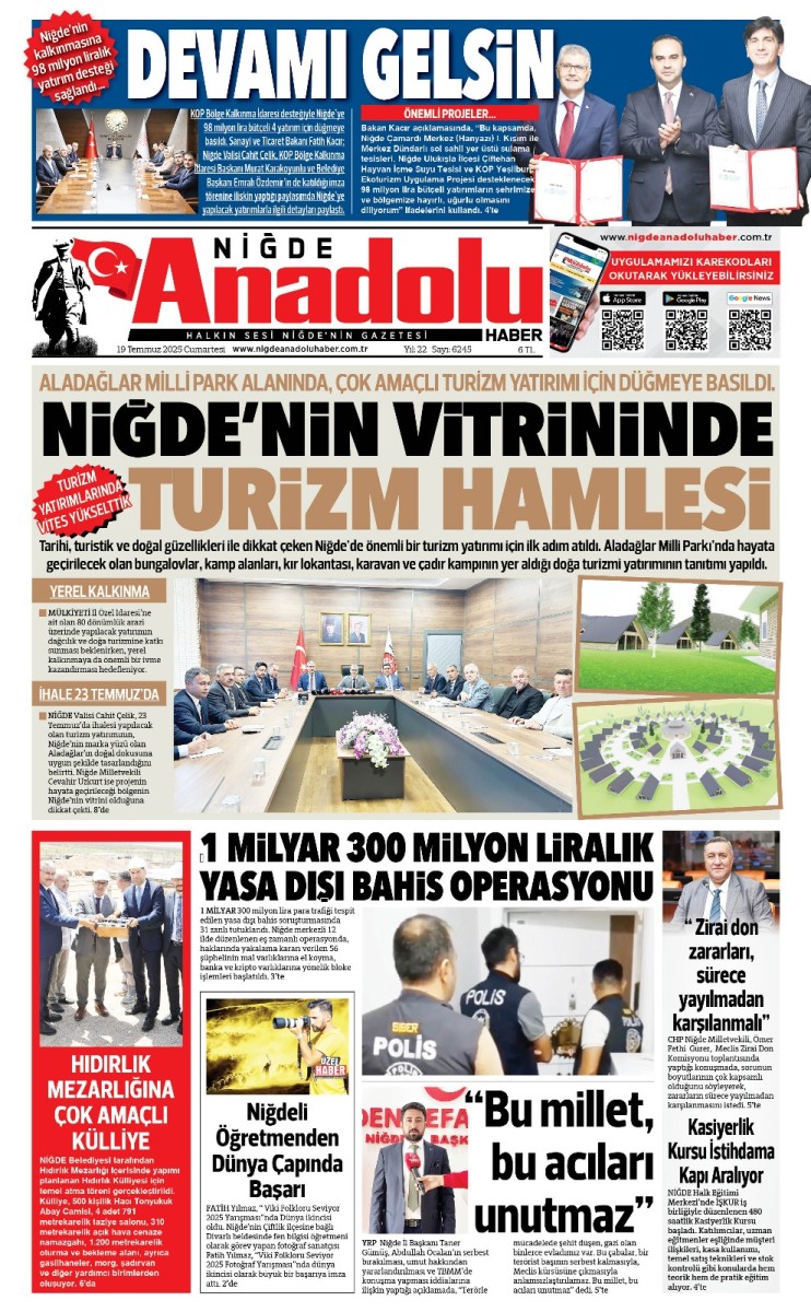  2025-07-19 Gazetesi