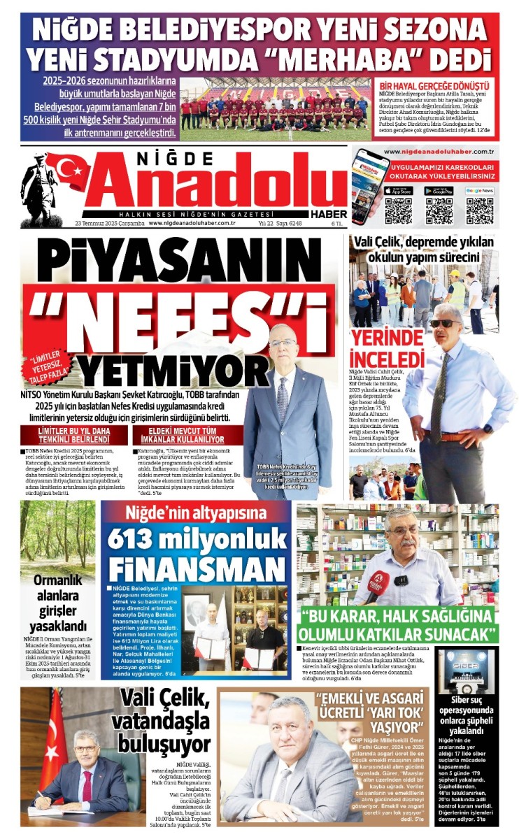  2025-07-23 Gazetesi
